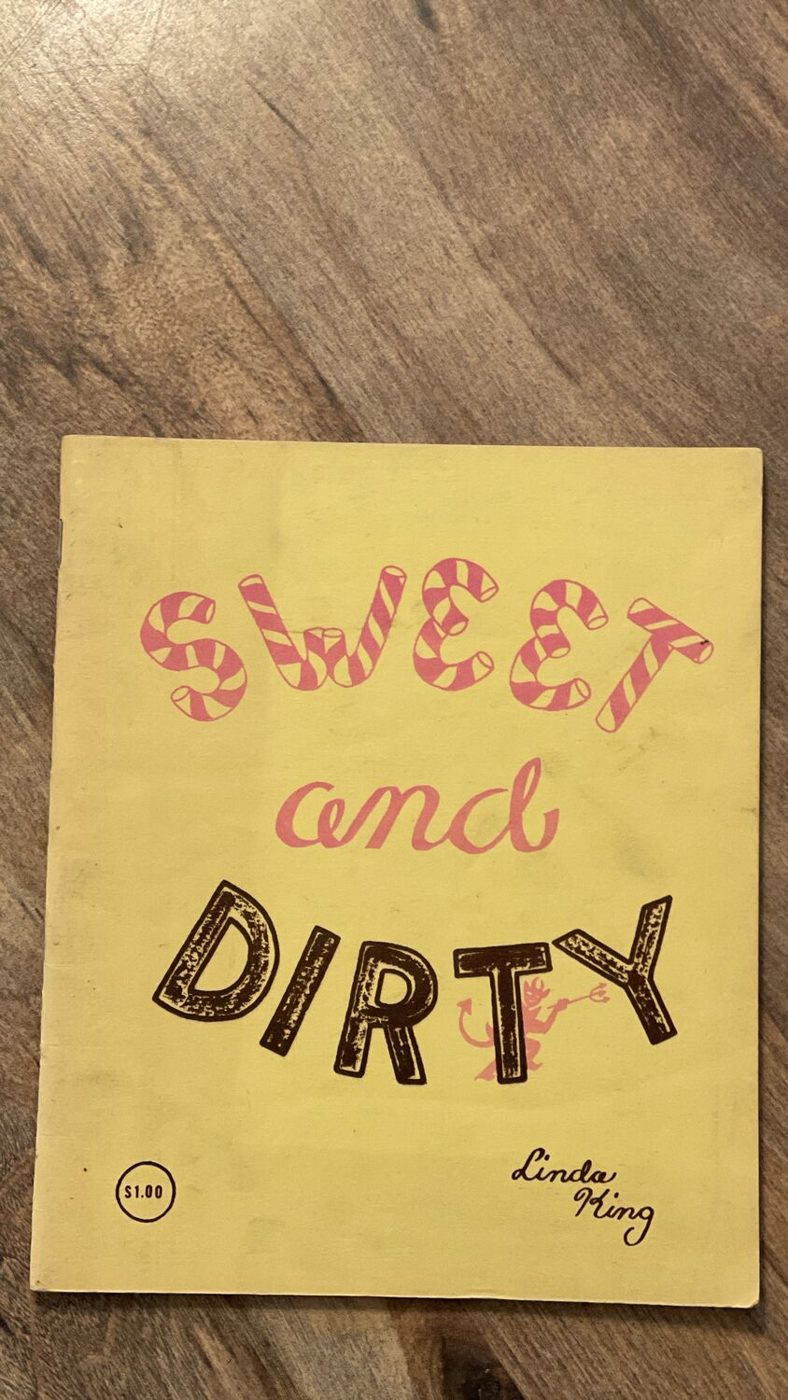 Yellow cover of Sweet and Dirty by Linda King